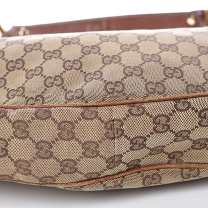 Gucci Monogram Bamboo Ring Hobo Brown 13 of 17