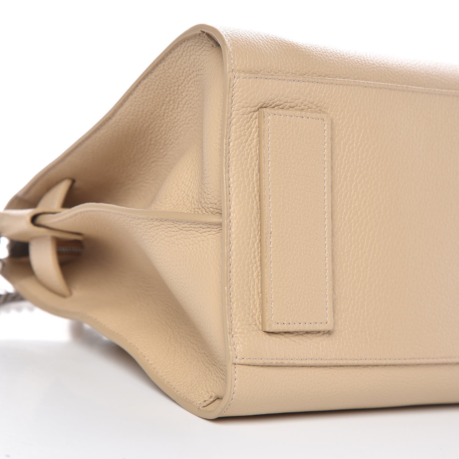 Saint Laurent Grained Calfskin Small Souple Sac De Jour Dark Beige 9 of 10
