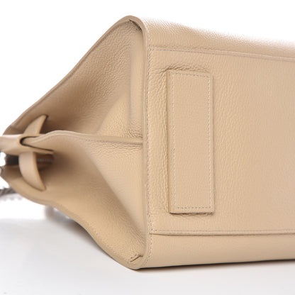 Saint Laurent Grained Calfskin Small Souple Sac De Jour Dark Beige 9 of 10