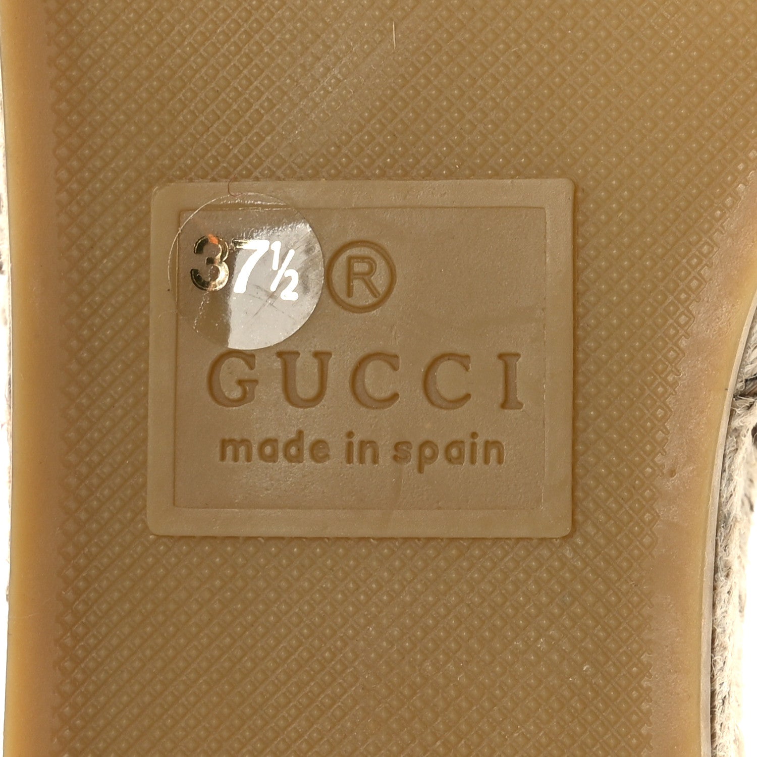 Gucci Nappa Matelasse GG Marmont Espadrille Slide Sandals 37.5 Porcelain Rose 8 of 8