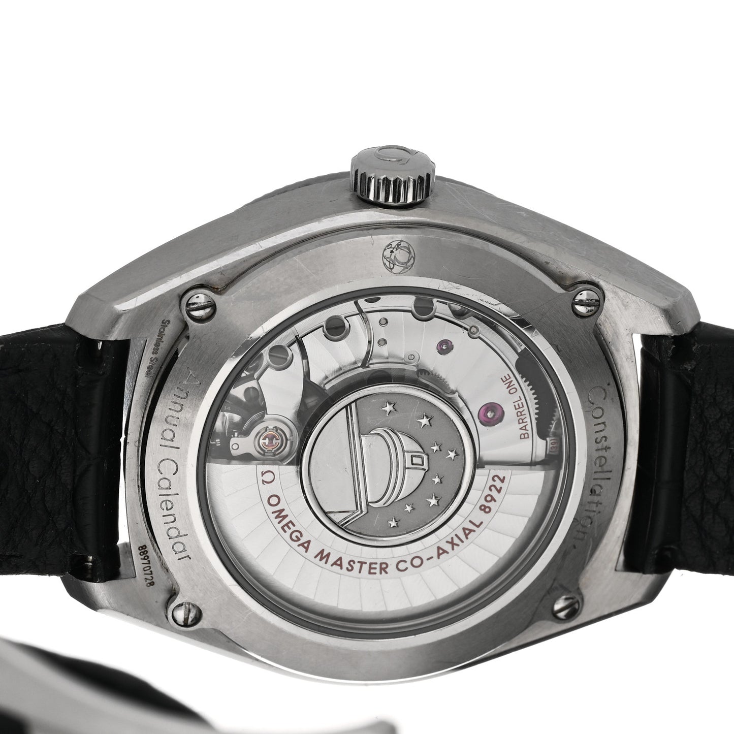 Stainless Steel Alligator 41mm Constellation Globemaster Chronometer Annual Automatic Watch Green 130.33.41.22.10.001