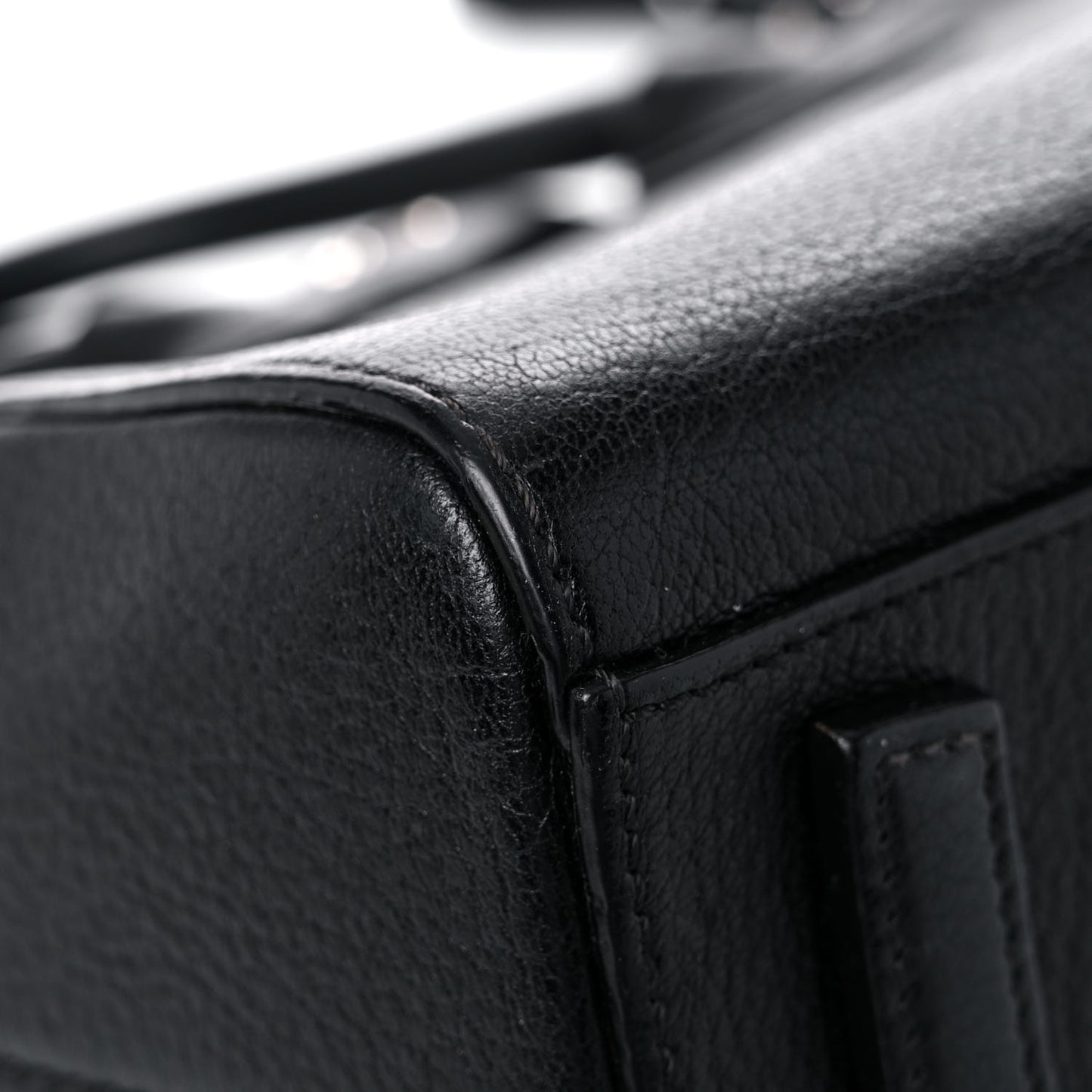 Sugar Goatskin Mini Antigona Black