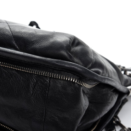 Lanvin Lambskin Quilted Medium Amalia Shoulder Bag Black 17 of 19