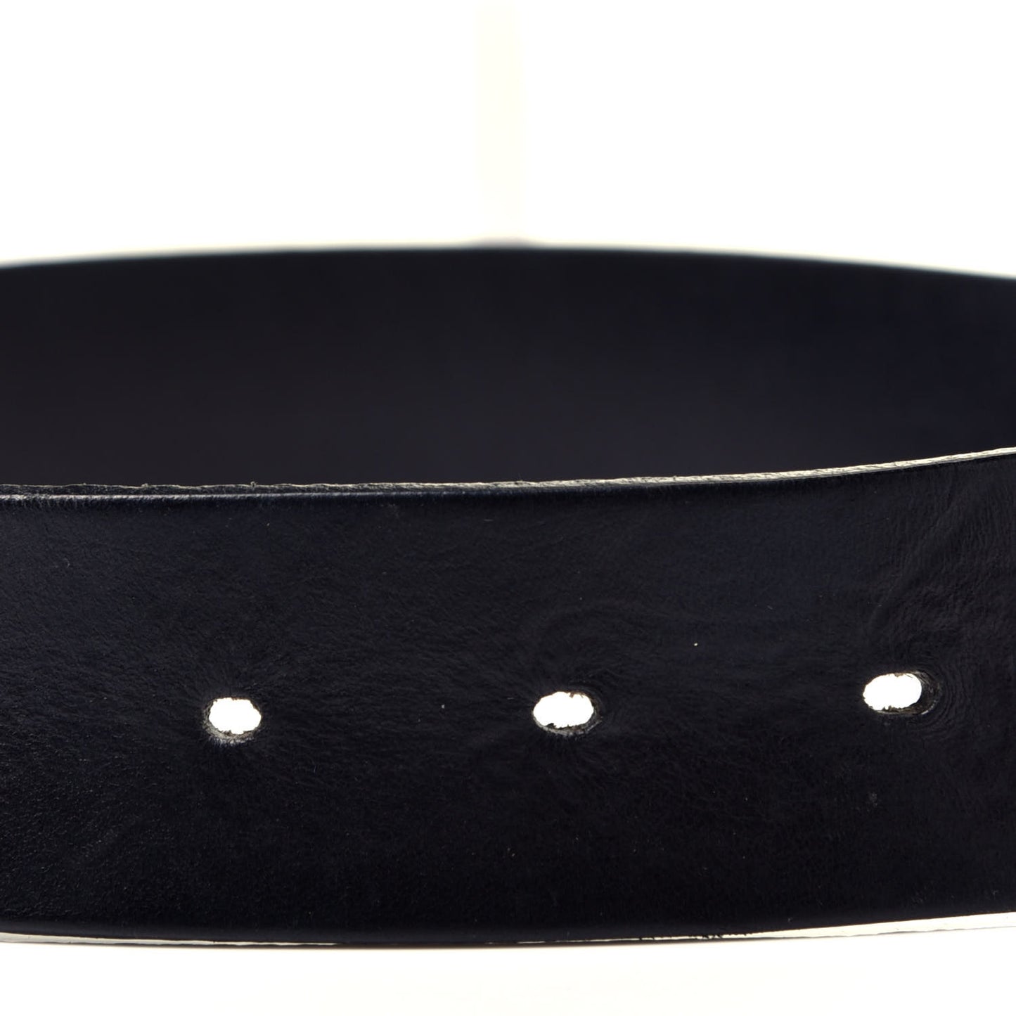 Calfskin Square G Belt 100 40 Black