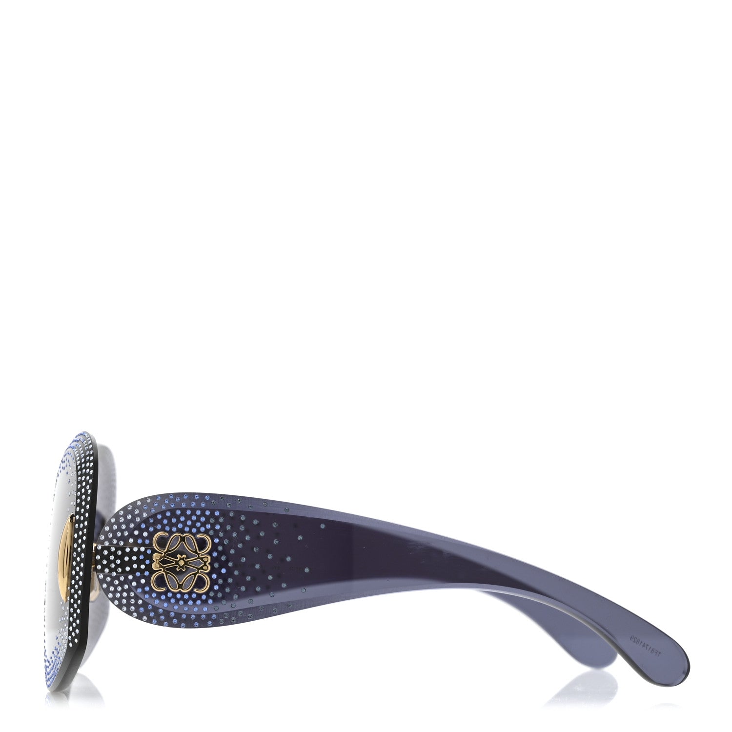 Loewe Nylon Crystal Starry Night Mask Sunglasses LW4167US Blue 3 of 7