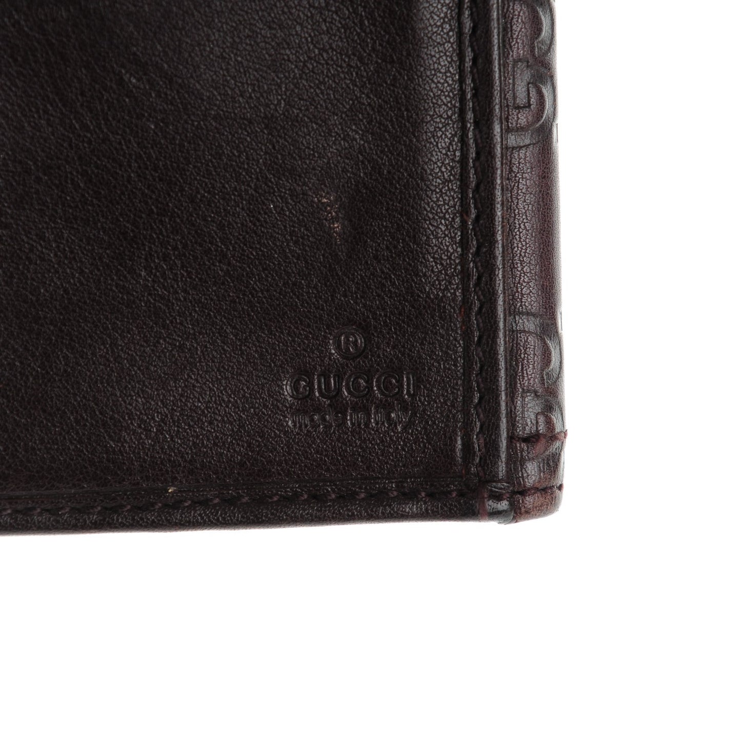 Guccissima Hysteria Continental Wallet Chocolate