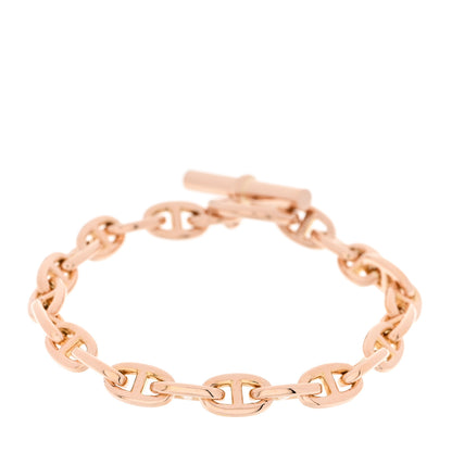 Hermes 18K Rose Gold TPM Chaine d'Ancre Bracelet 1 of 4
