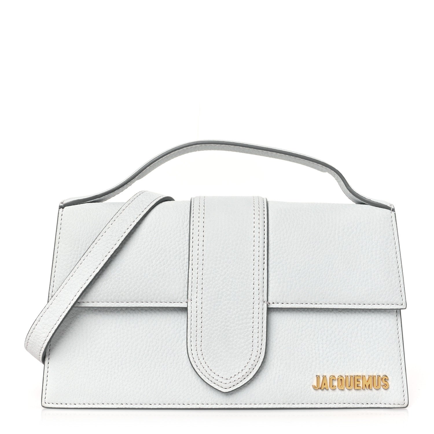 Jacquemus Grained Calfskin Le Grand Bambino Light Grey 1 of 8