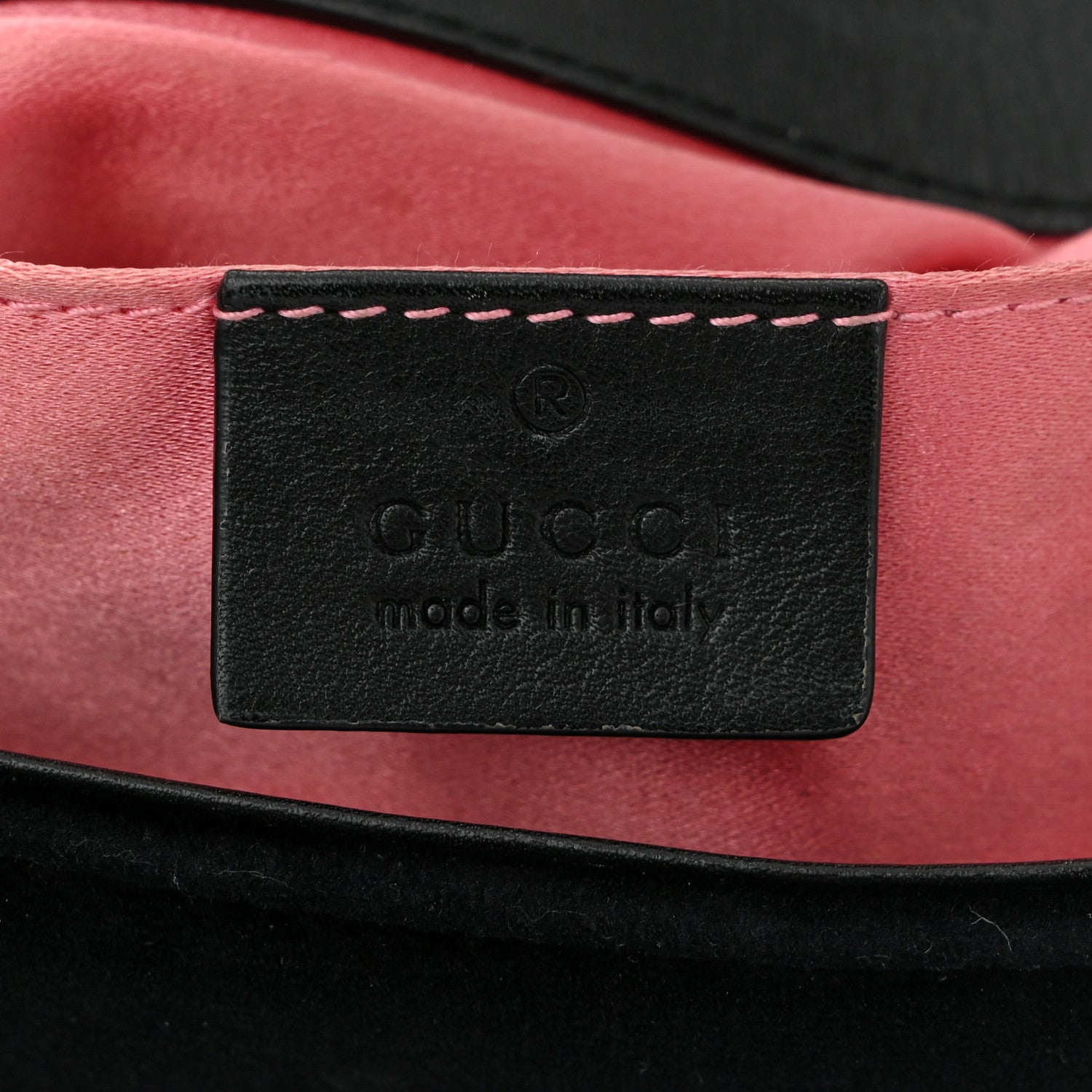 Gucci Velvet Matelasse Mini GG Marmont Shoulder Bag Black 6 of 10