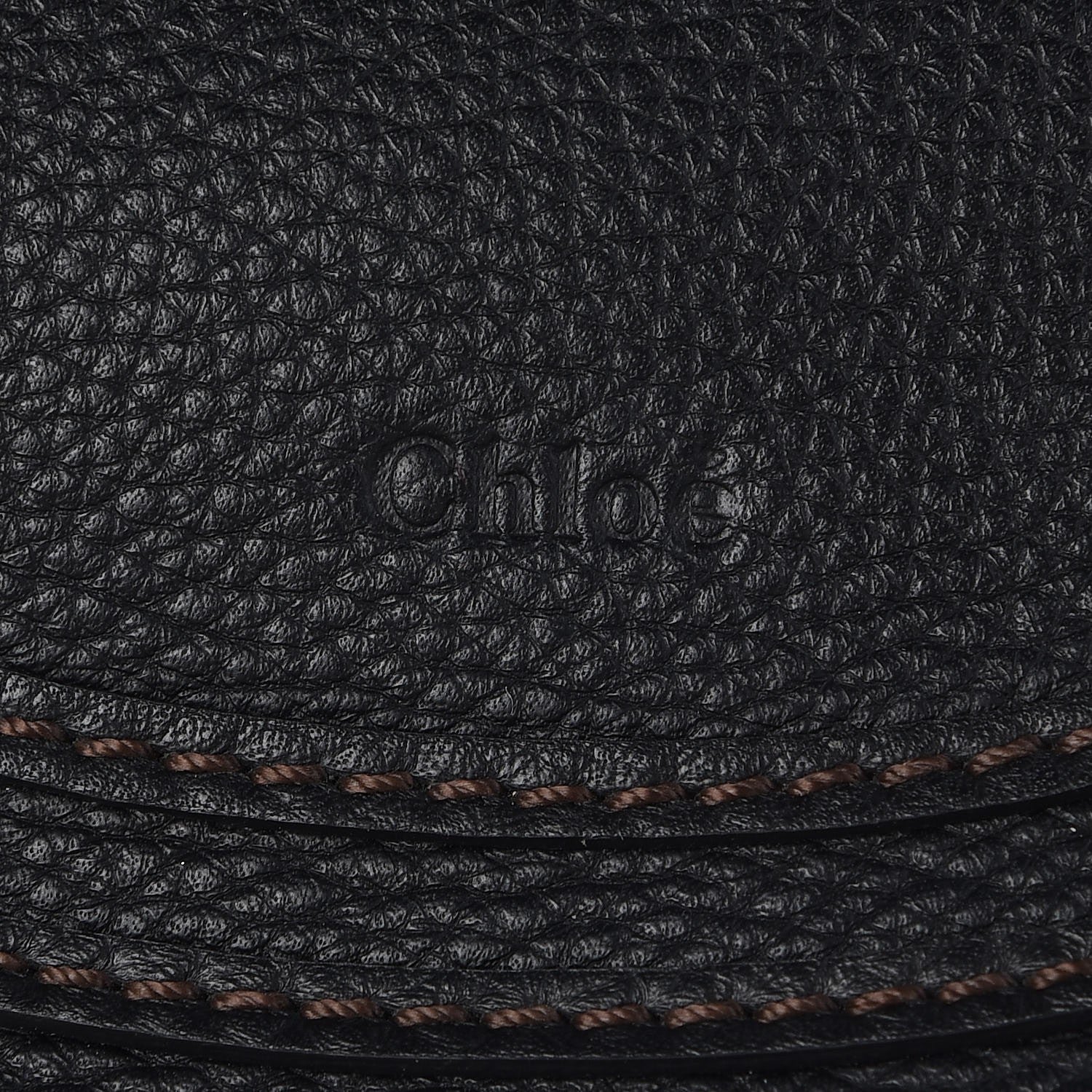Chloe Calfskin Medium Marcie Round Crossbody Bag Black 5 of 10