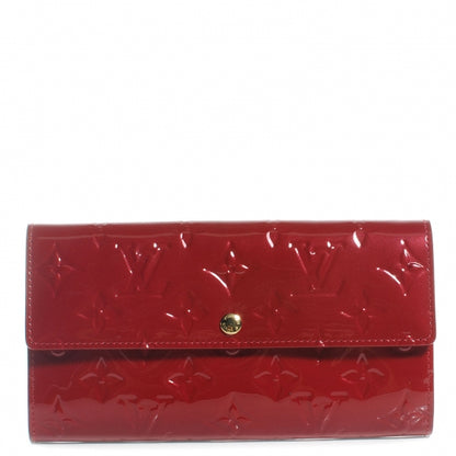 Louis Vuitton Vernis Sarah Wallet Pomme D'Amour 1 of 8