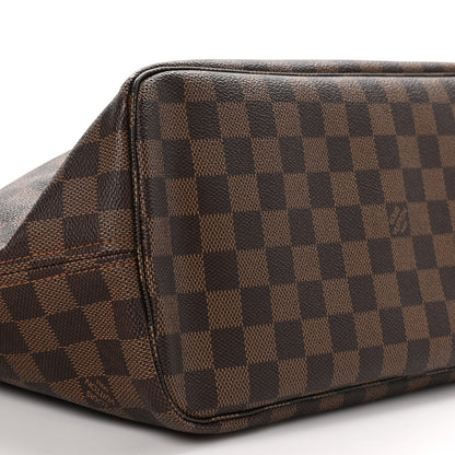 Louis Vuitton Damier Ebene Neo Neverfull MM Rose Ballerine 9 of 11
