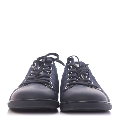 Louis Vuitton Lambskin Damier Baseball Sneakers 10 Blue 2 of 13