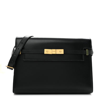 Saint Laurent Smooth Calfskin Manhattan Shoulder Bag Black 1 of 15