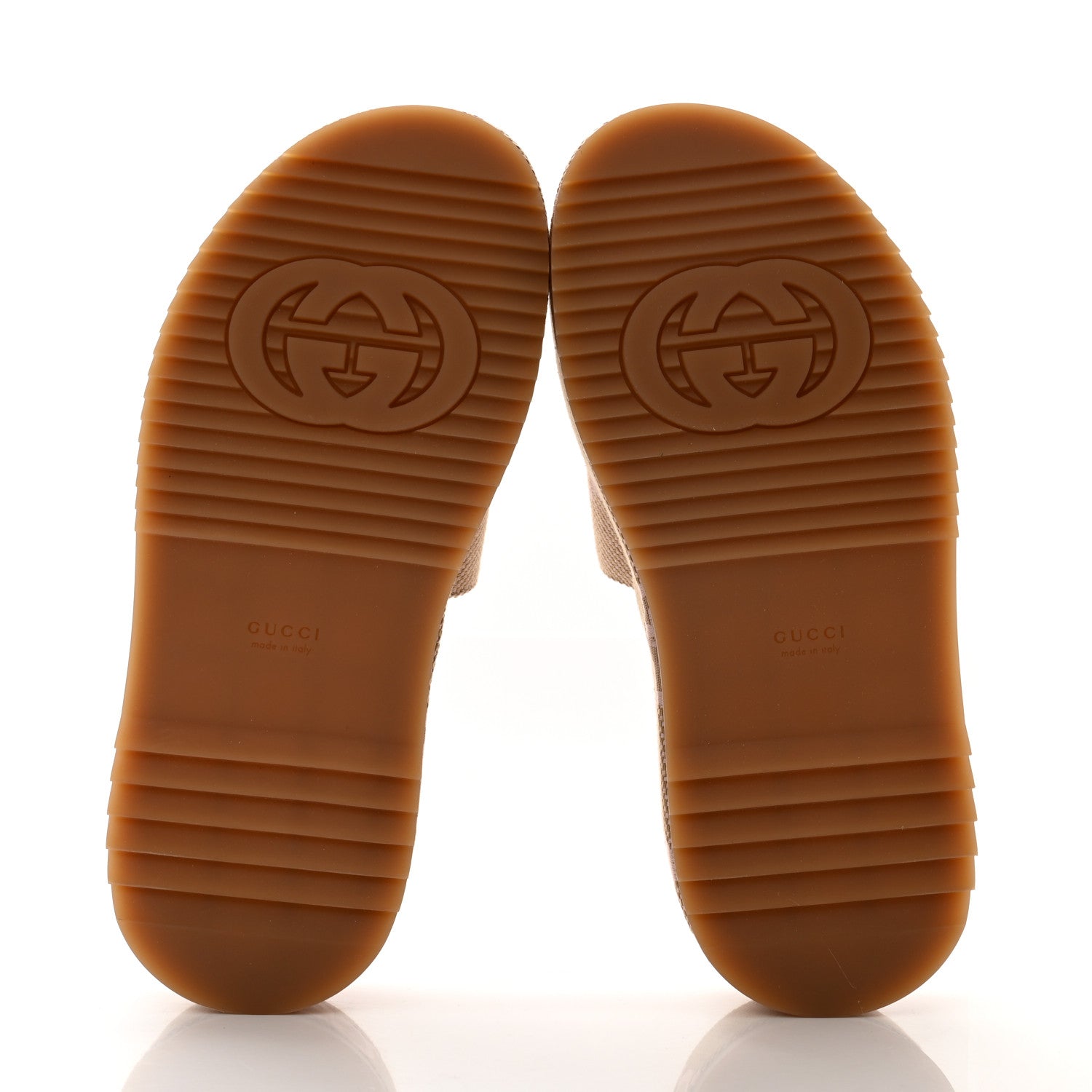 Gucci Monogram Jumbo GG Angelina Platform 55mm Slide Sandals 37 Beige Perfect Pink 5 of 9