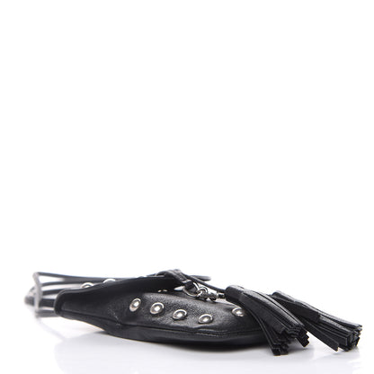 Saint Laurent Sheepskin Studded Toy Anita Crossbody Black 4 of 10