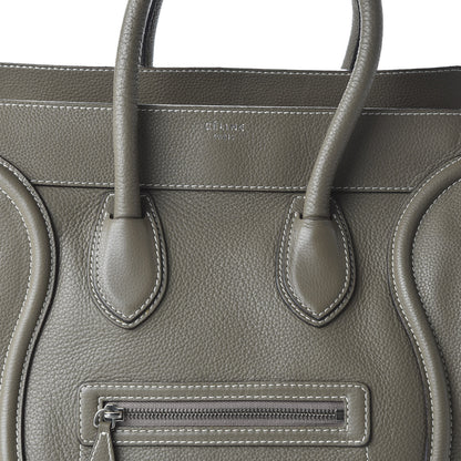 Celine Pebbled Calfskin Mini Luggage Souris 9 of 9