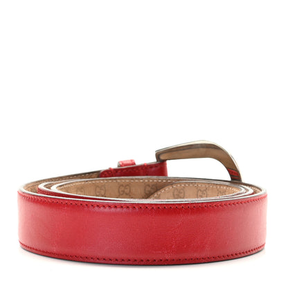 Gucci Calfskin Belt 95 38 Red 2 of 9