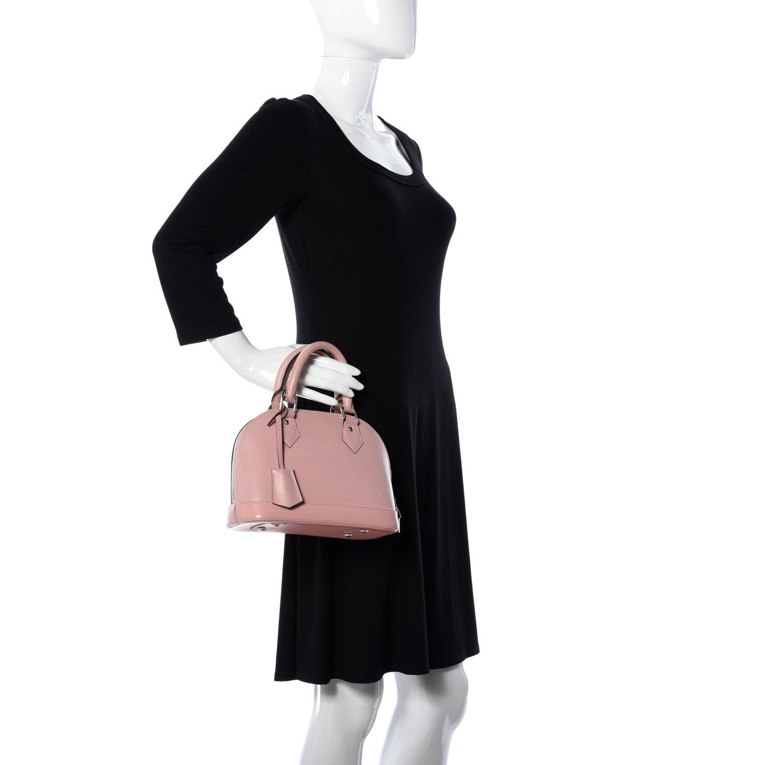 Louis Vuitton Epi Alma BB Rose Ballerine 3 of 13