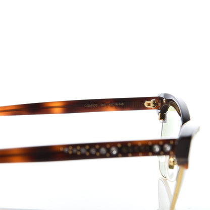Gucci Clubmaster Cat Eye Sunglasses GG0153S Black 5 of 7