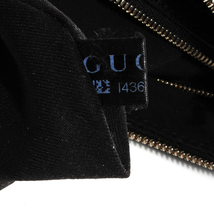 Gucci Monogram Medium Studded Pelham Shoulder Bag Black 7 of 9