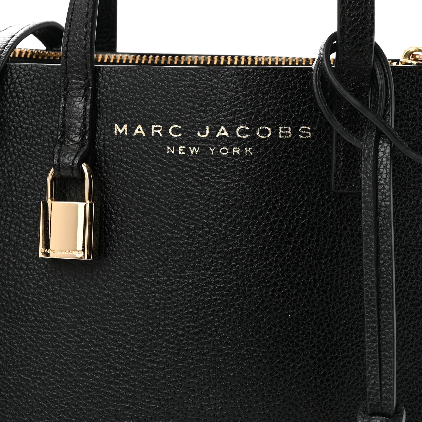 Calfskin Mini Grind Tote Bag Black