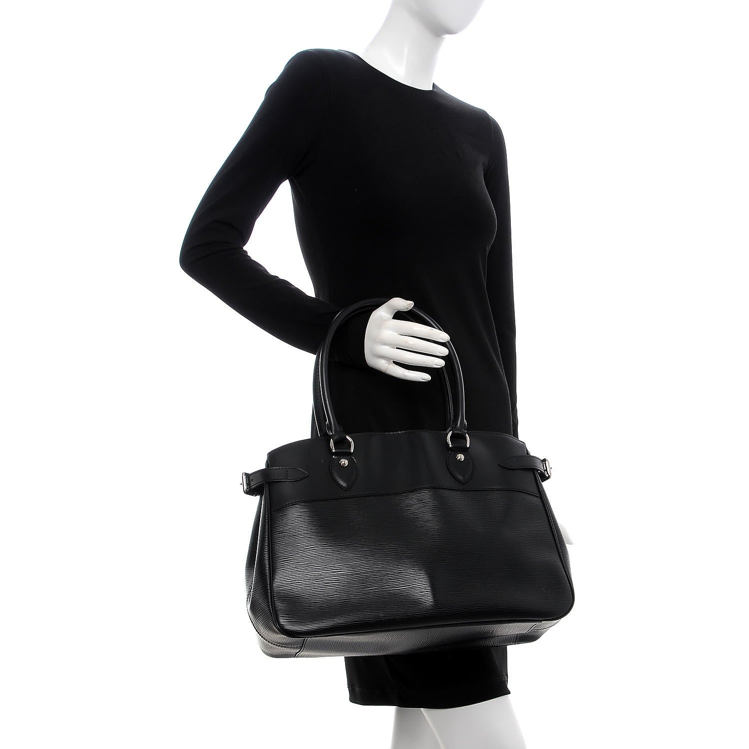 Louis Vuitton Epi Passy GM Black 2 of 7