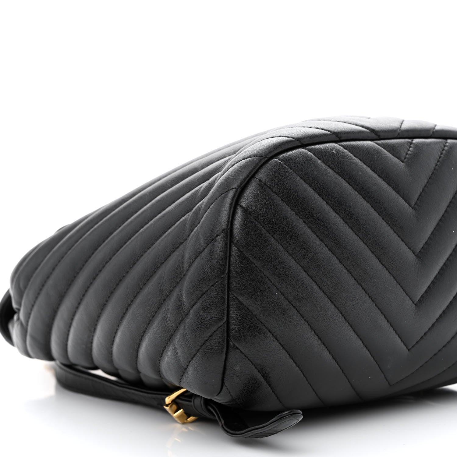 Chanel Calfskin Chevron Quilted Small Urban Spirit Backpack Black 9 of 12