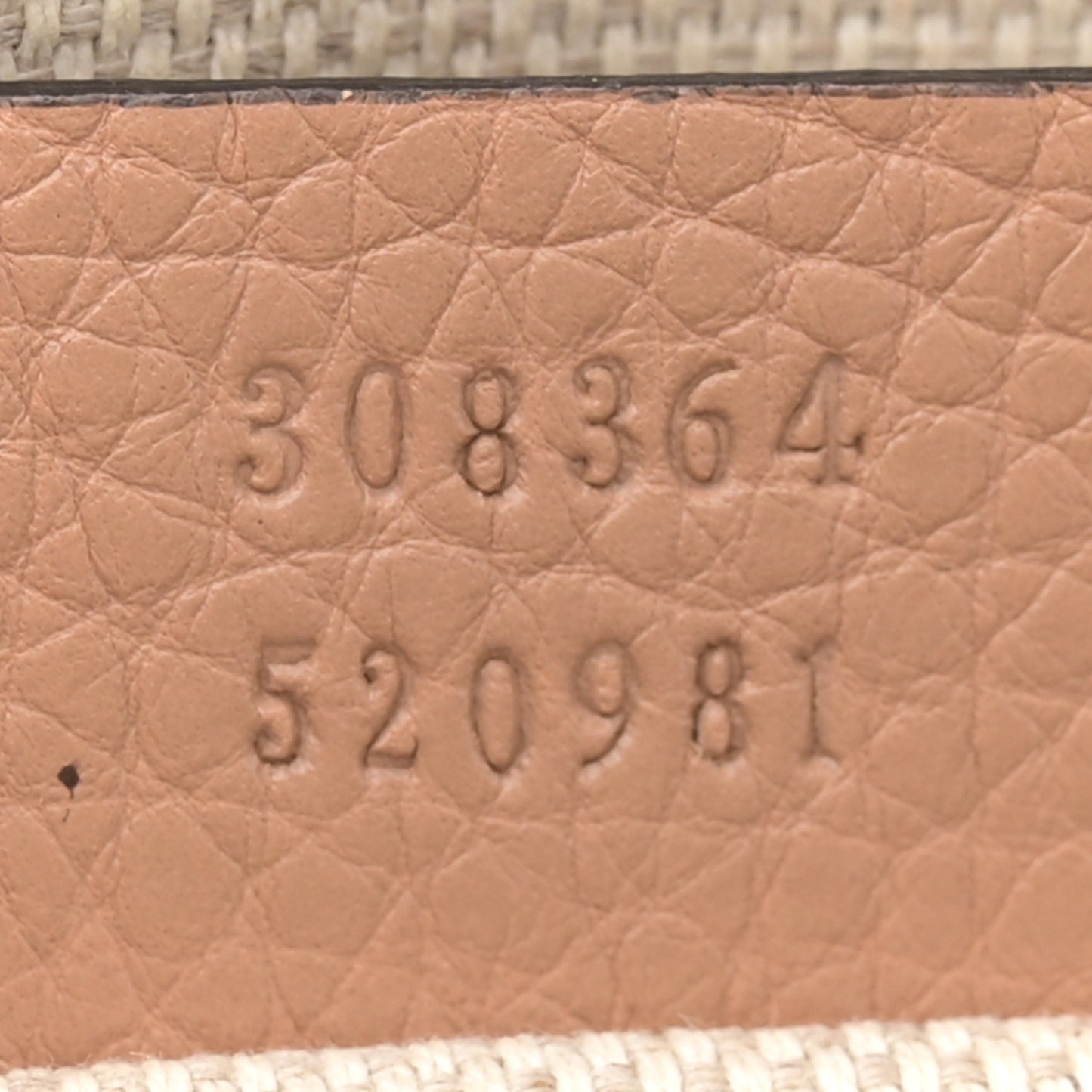 Pebbled Calfskin Small Soho Disco Bag Camelia