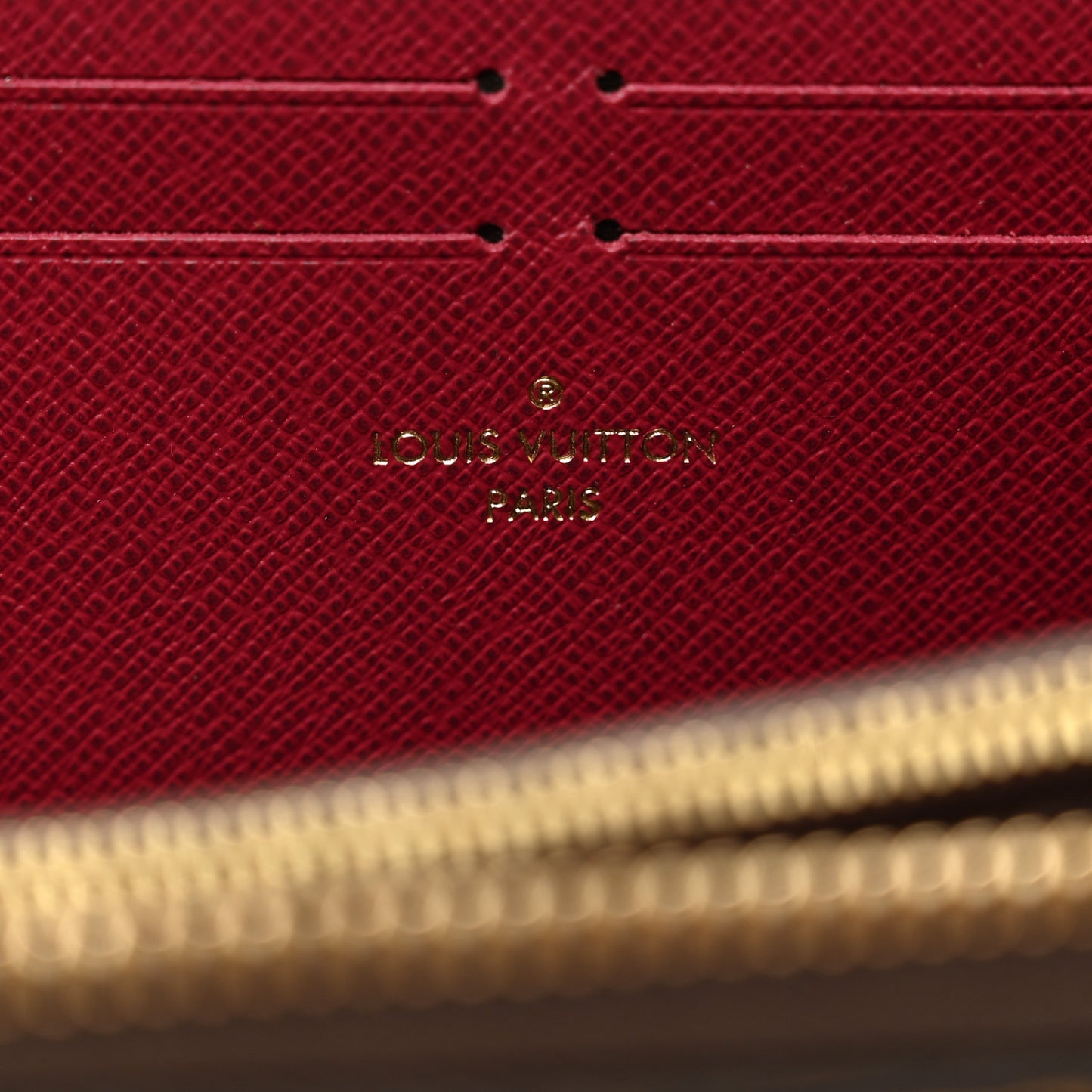 Monogram Clemence Wallet Fuchsia