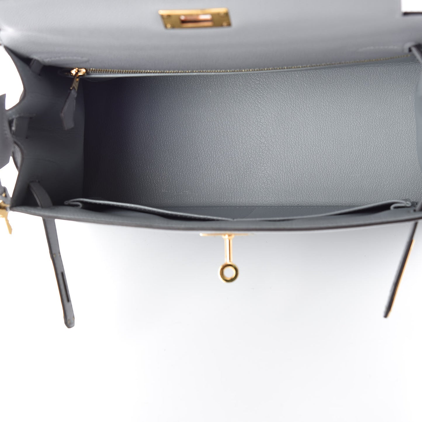 Epsom Kelly Sellier 28 Bleu Glacier