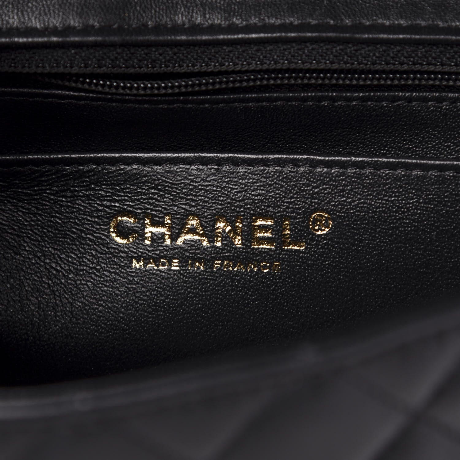 Chanel Lambskin Quilted Mini Rectangular Flap Black 6 of 11