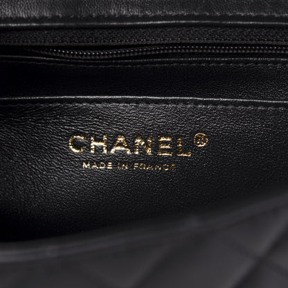 Chanel Lambskin Quilted Mini Rectangular Flap Black 6 of 11