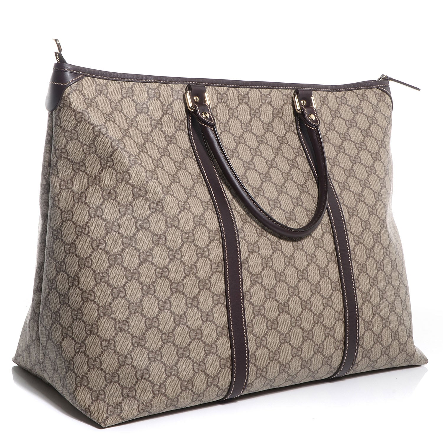 Gucci GG Supreme Monogram Medium Joy Tote Bag Brown 3 of 8