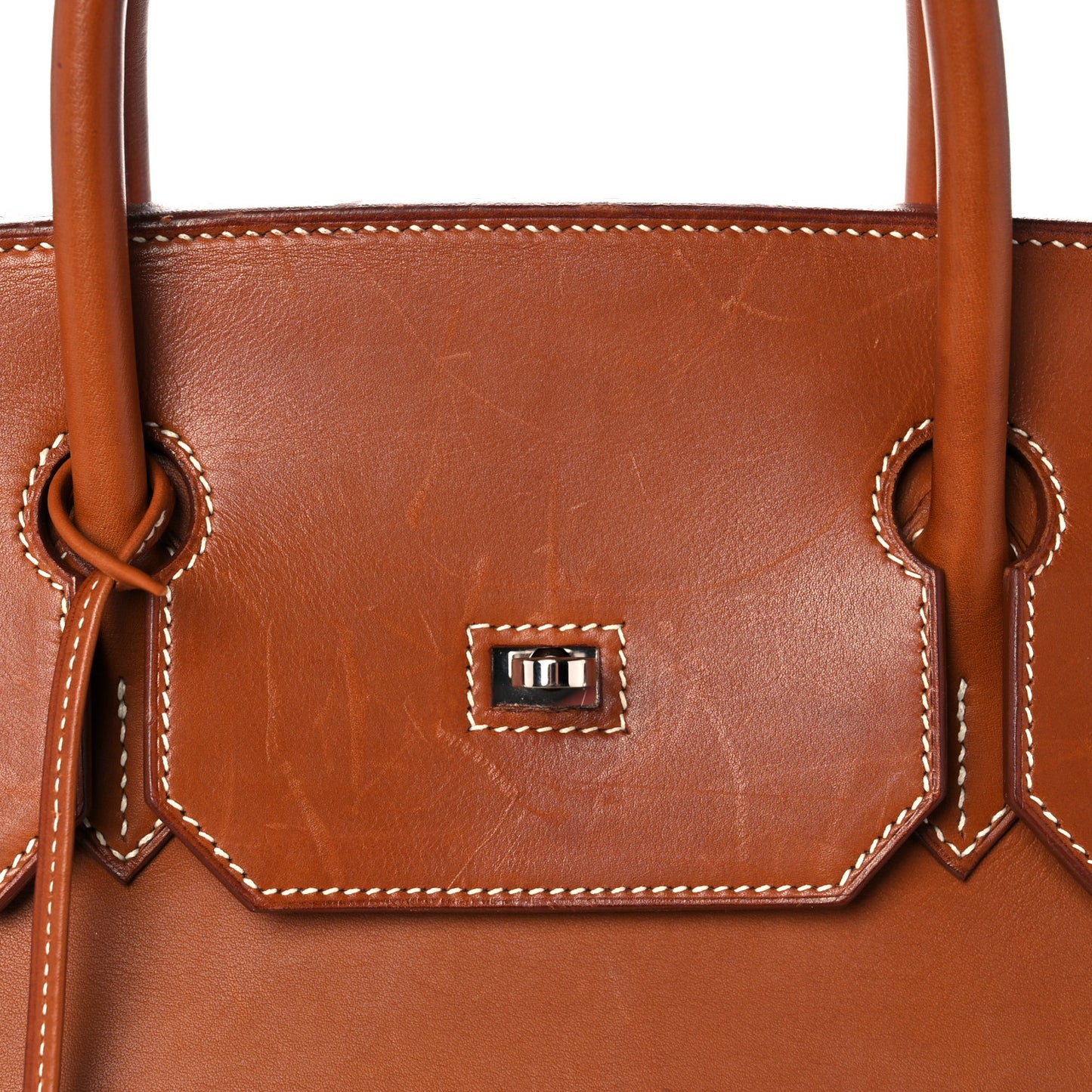 Natural Barenia Birkin 40 Fauve