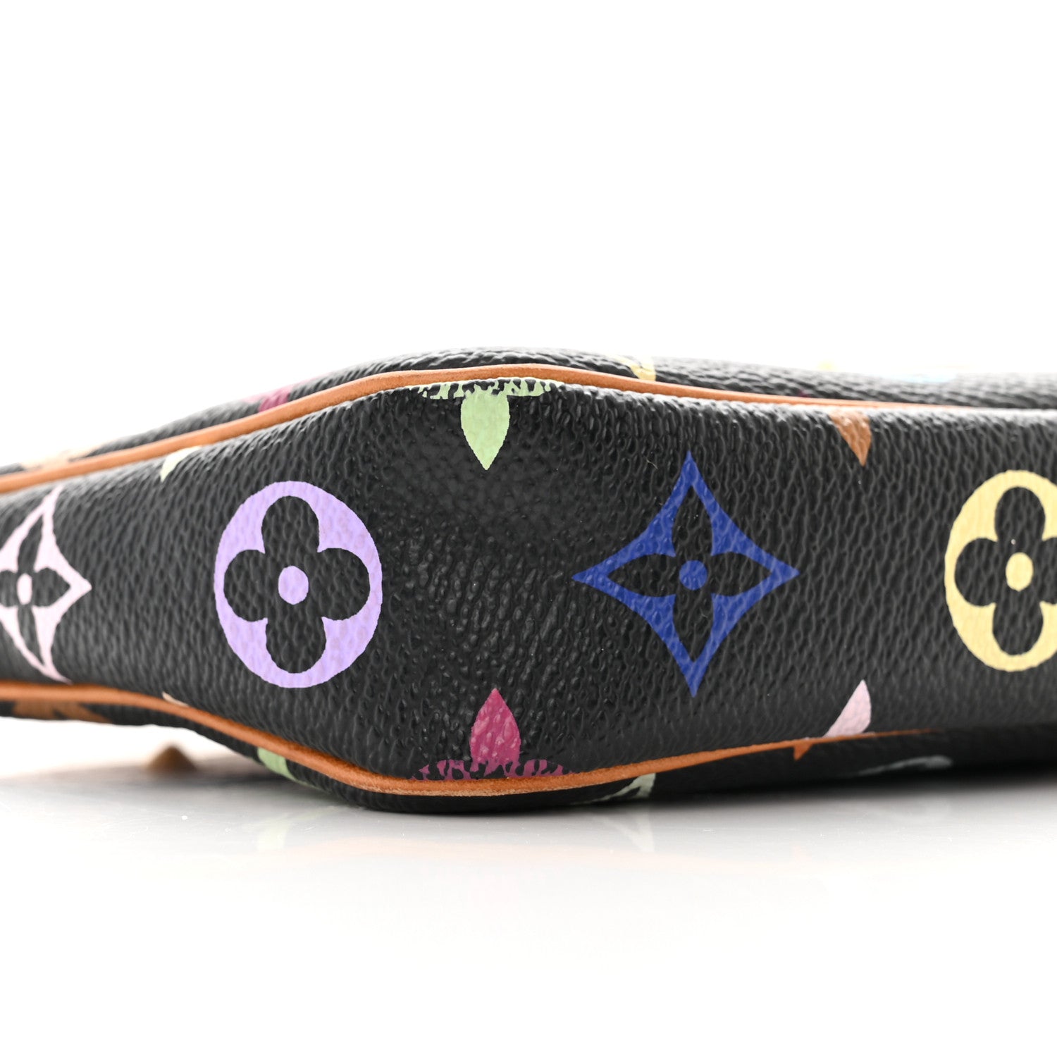 Louis Vuitton Monogram Multicolor Pochette Accessories Black 8 of 9