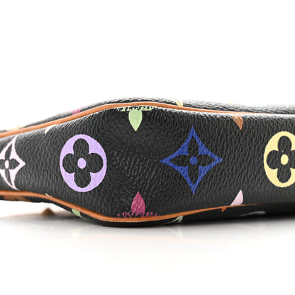 Louis Vuitton Monogram Multicolor Pochette Accessories Black 8 of 9
