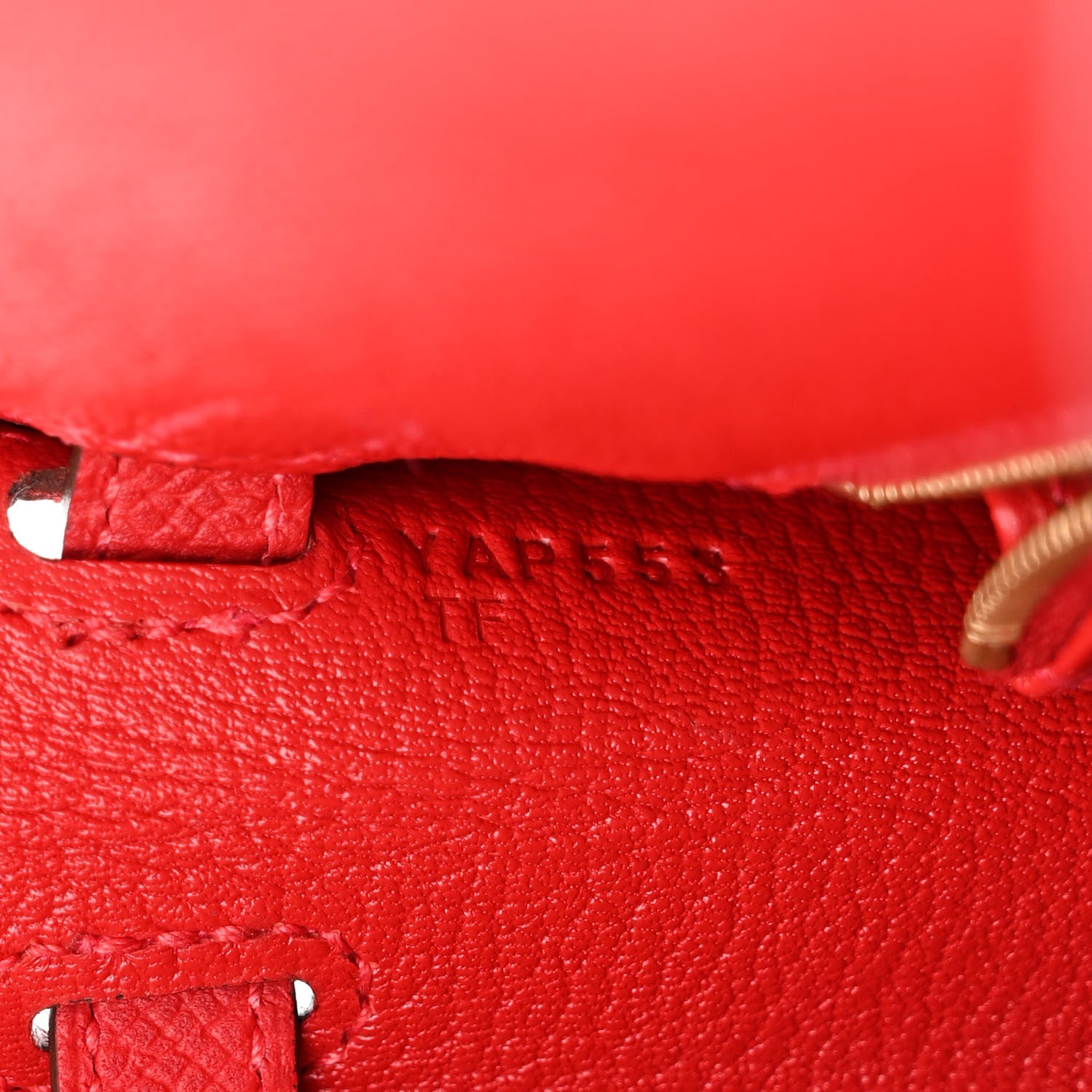 Hermes Epsom Kelly Sellier 25 Rouge Casaque 6 of 11