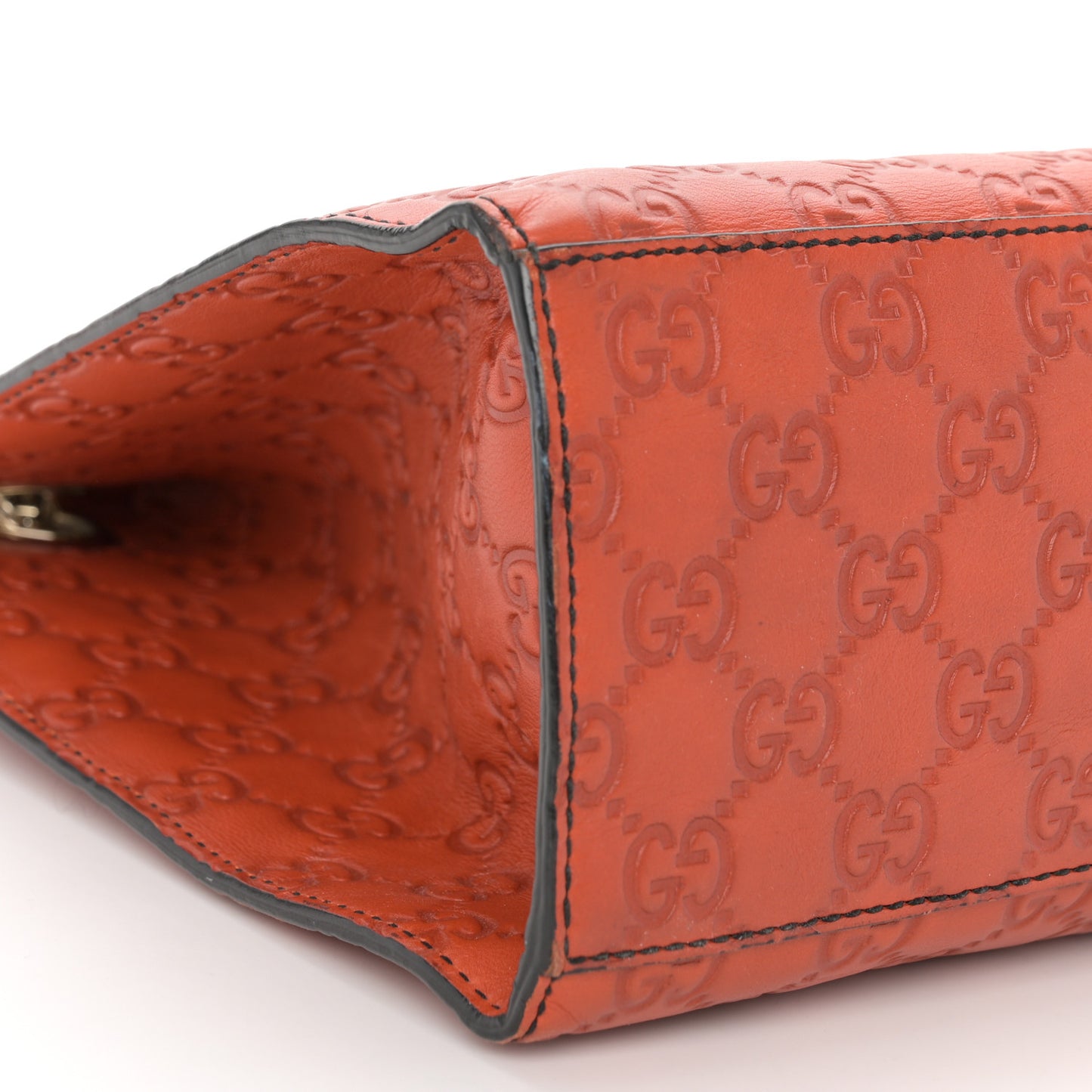 Guccissima Large Emily Chain Shoulder Bag Sun Orange