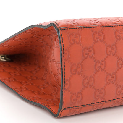 Gucci Guccissima Large Emily Chain Shoulder Bag Sun Orange 9 of 14