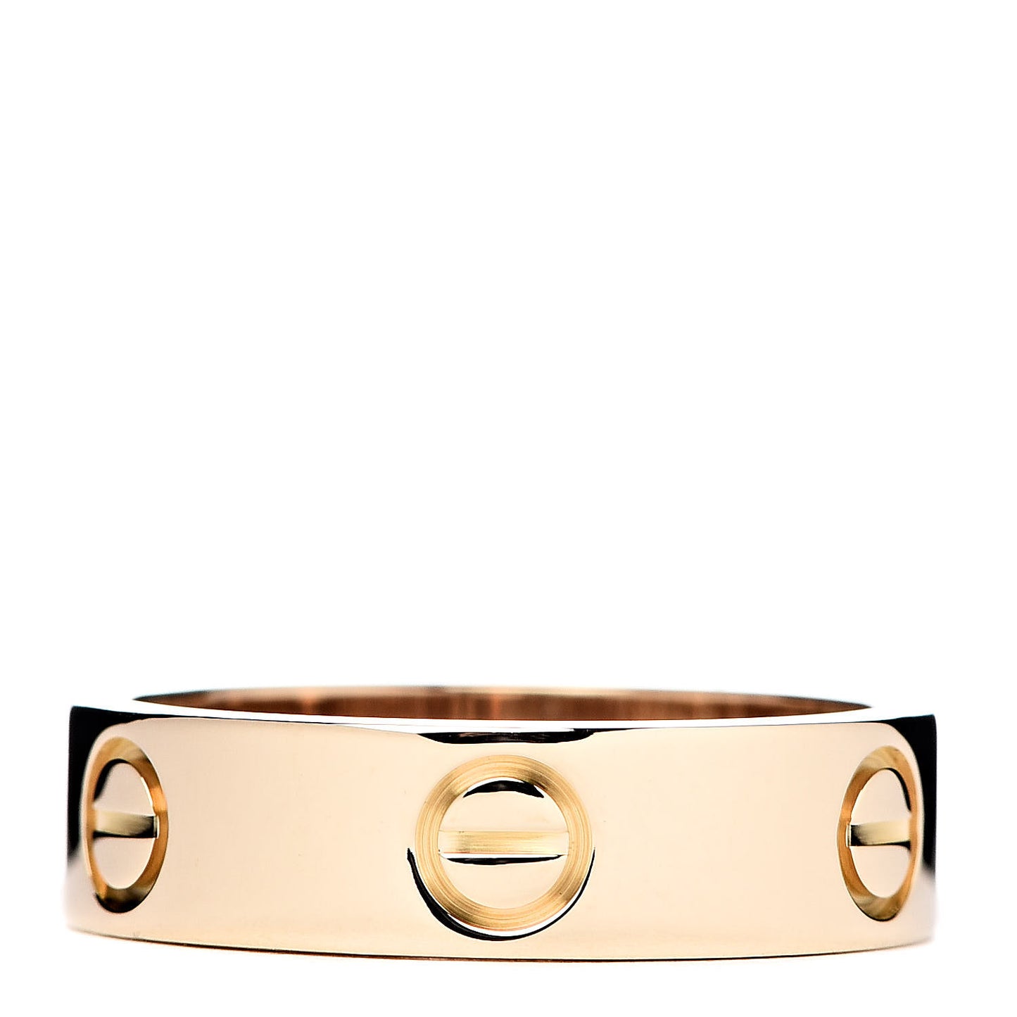 18K Yellow Gold 5.5mm LOVE Ring 55 7.25