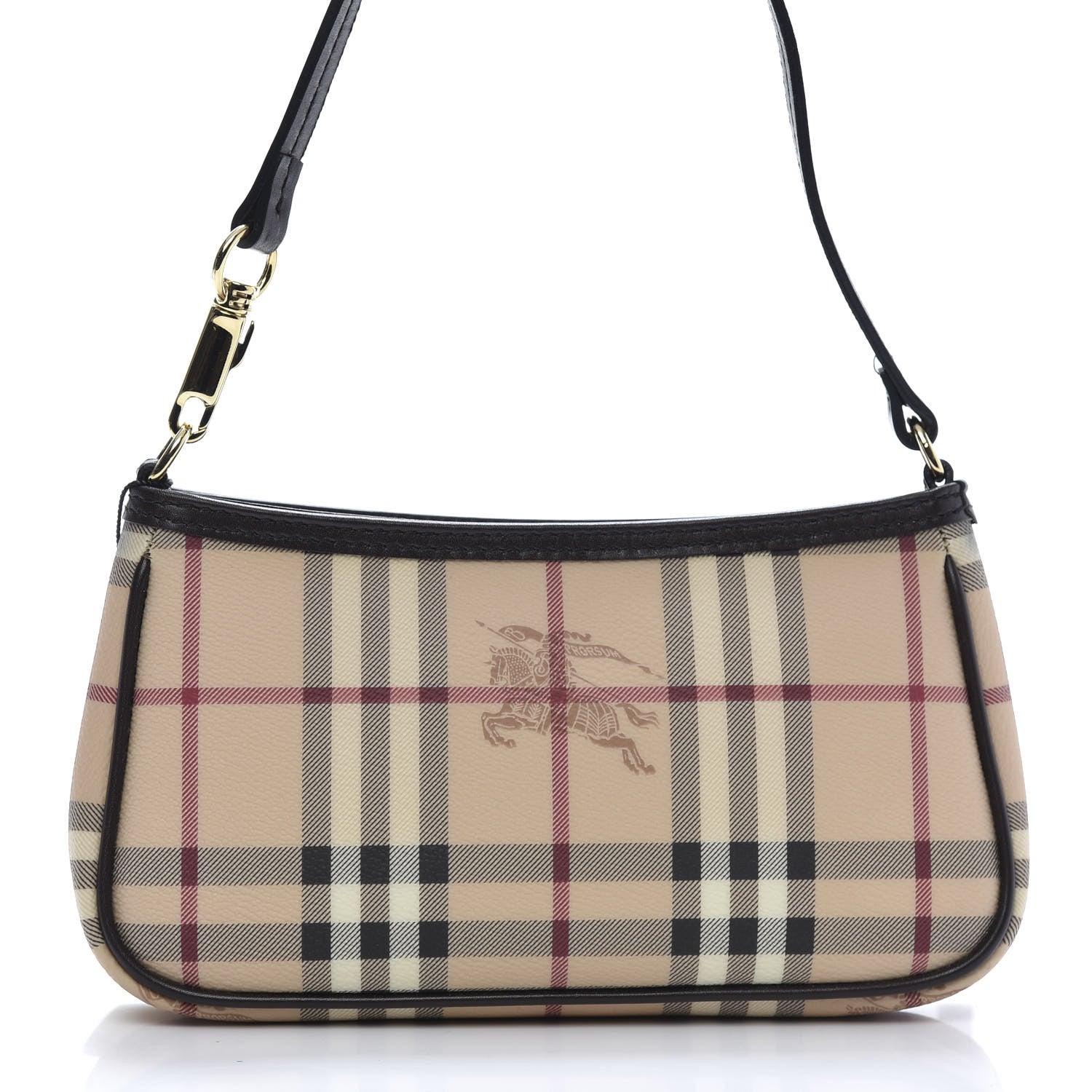 Burberry Haymarket Check Sling Bag Chocolate 10 of 10