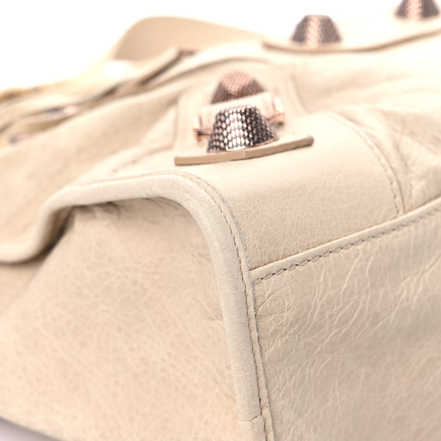 Agneau Giant 21 Rose Gold Hardware City Praline