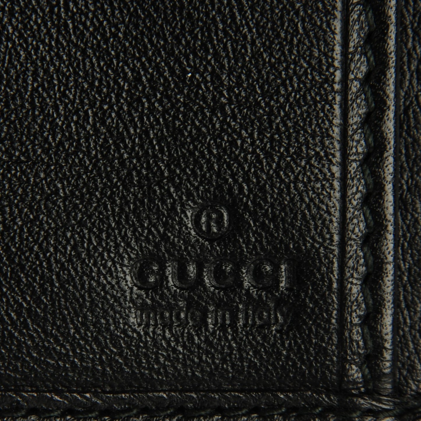 Guccissima Ladies Web Long Wallet Black