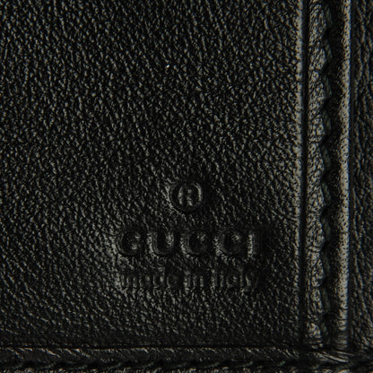 Gucci Guccissima Ladies Web Long Wallet Black 6 of 7