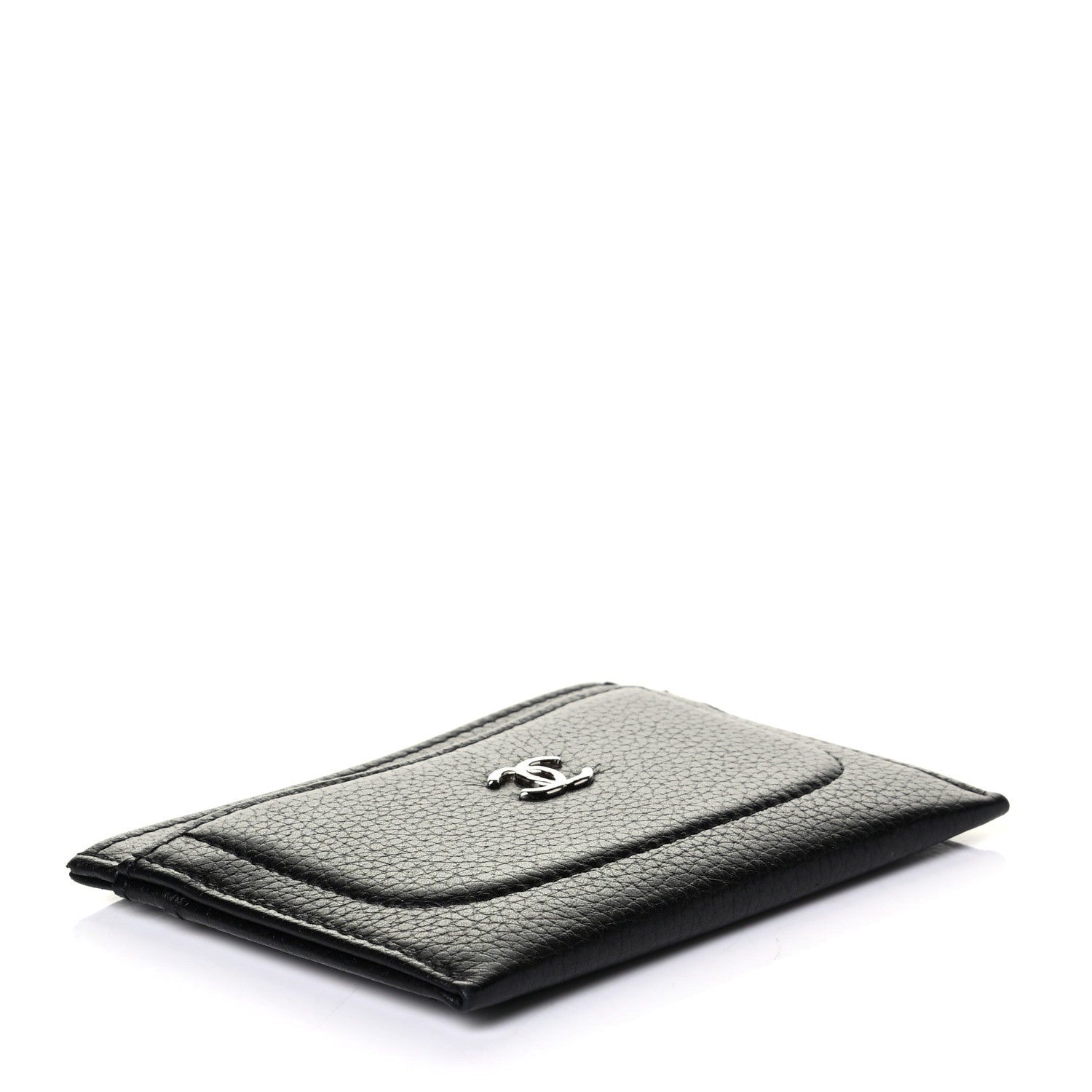 Chanel Goatskin CC Card Holder Black 3 of 7