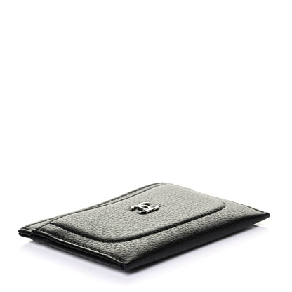 Chanel Goatskin CC Card Holder Black 3 of 7