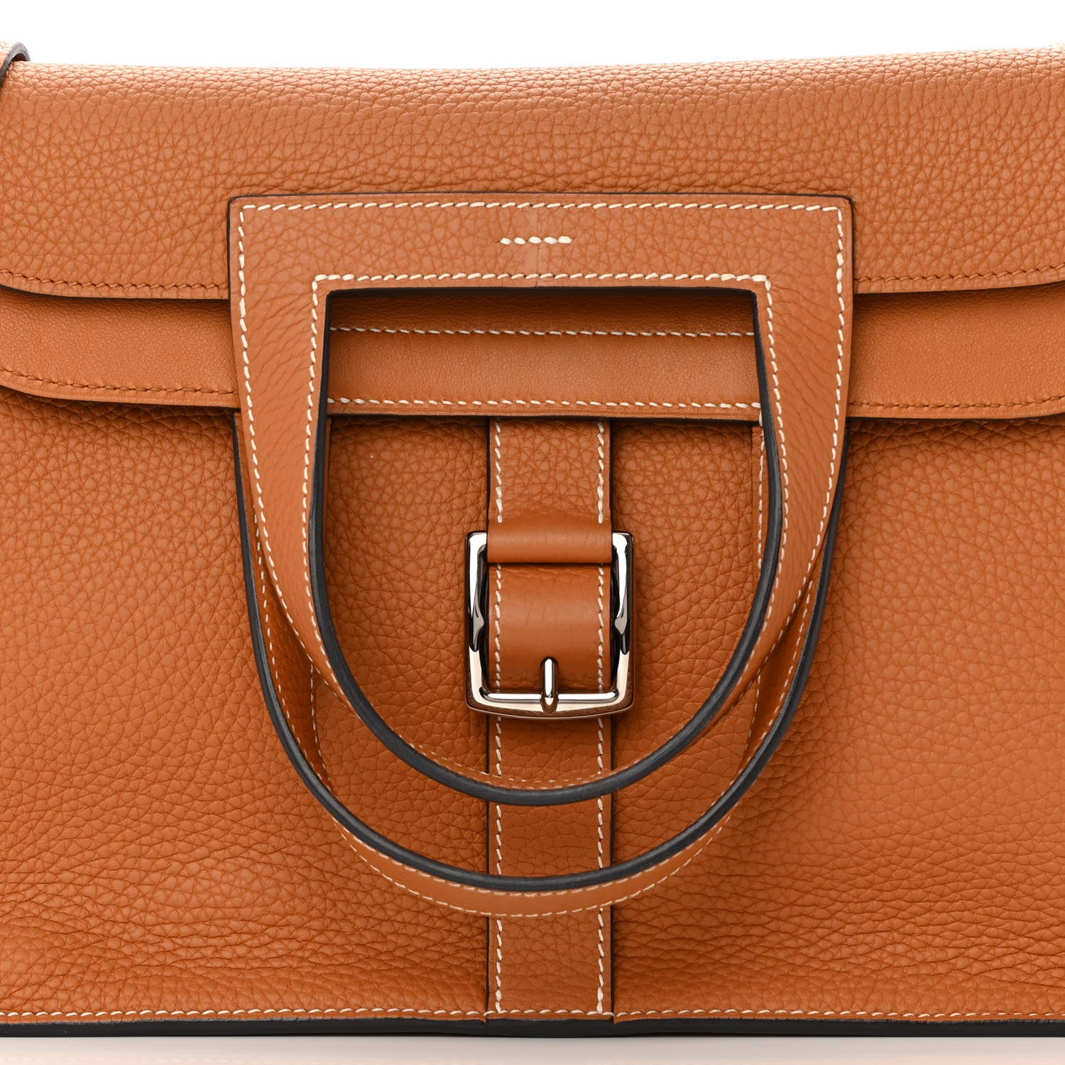 Hermes Taurillon Clemence Halzan 31 Gold 8 of 13