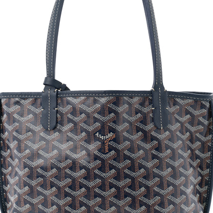 Goyard Goyardine Reversible Mini Anjou Navy 9 of 13