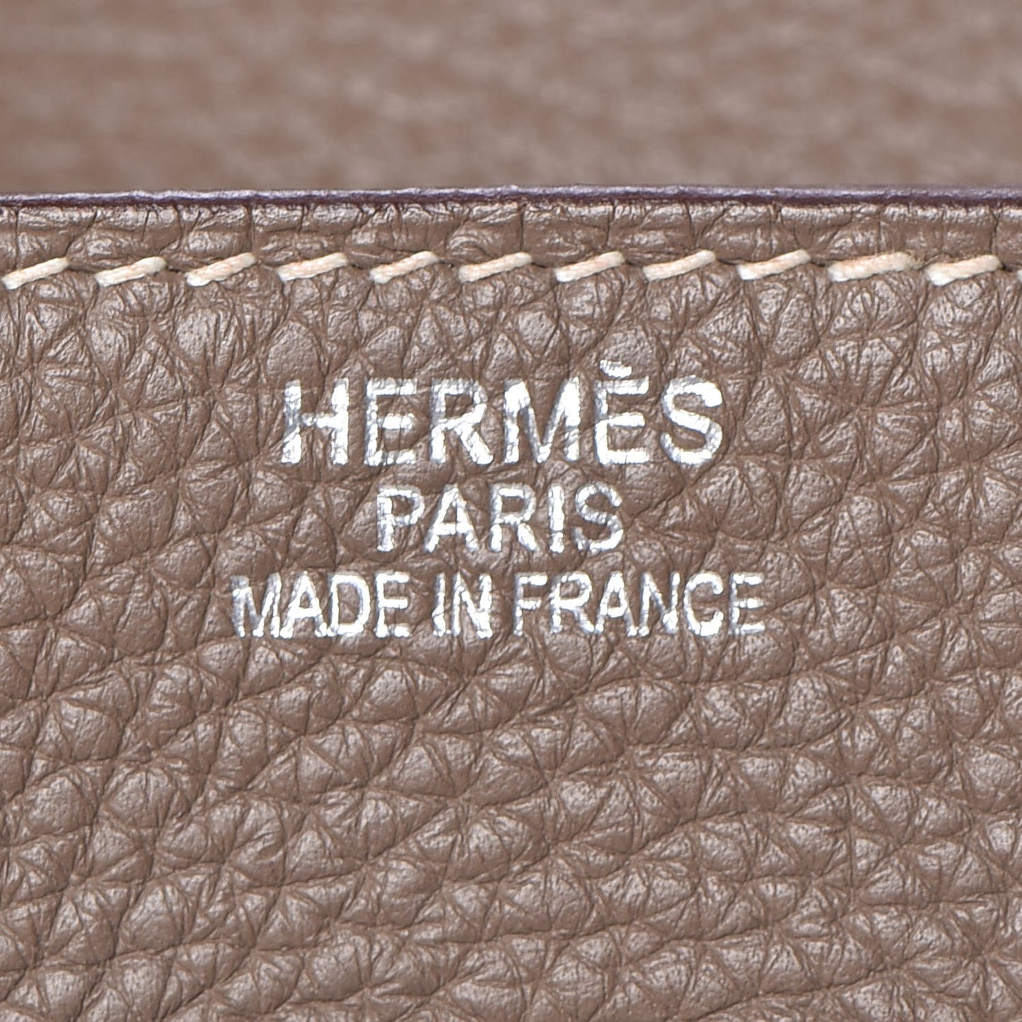 Taurillon Clemence JPG Shoulder Birkin II 42 Etoupe
